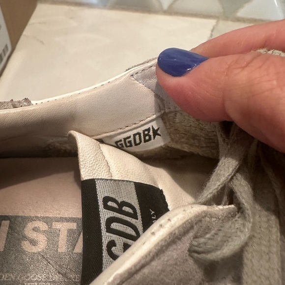 Golden Goose Hi-Star shoe size 7.  Box and Dust Bag - Picture 11 of 15